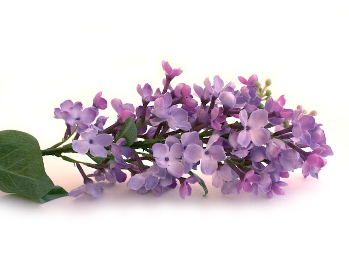 Lilac Spray Artificial Flowers Etsy