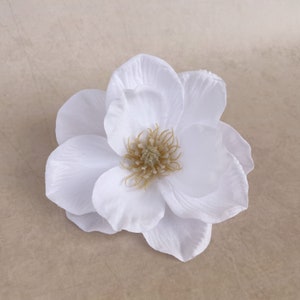 Small White Magnolia - Artificial Flower Head - 4.5 inches