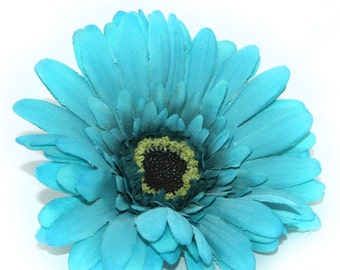 Turquoise Artistry Daisy - Artificial Flowers, Silk Flower Heads - PRE-ORDER