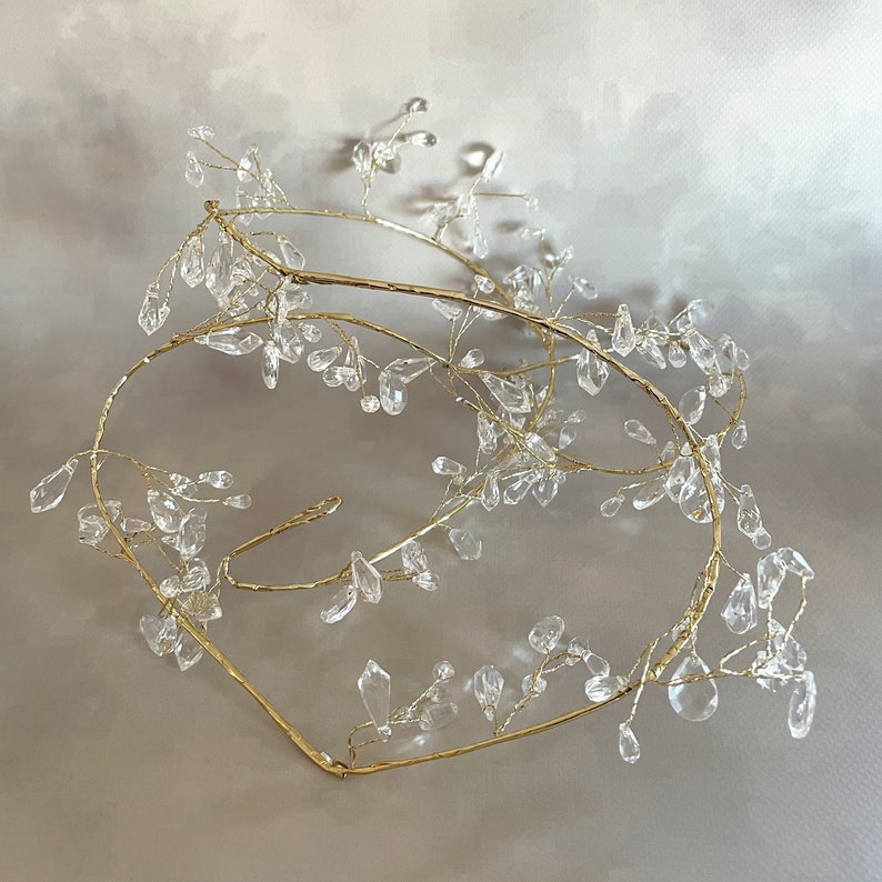 Gold Faceted Crystal Berry Garland Wedding Floral Holiday - Etsy