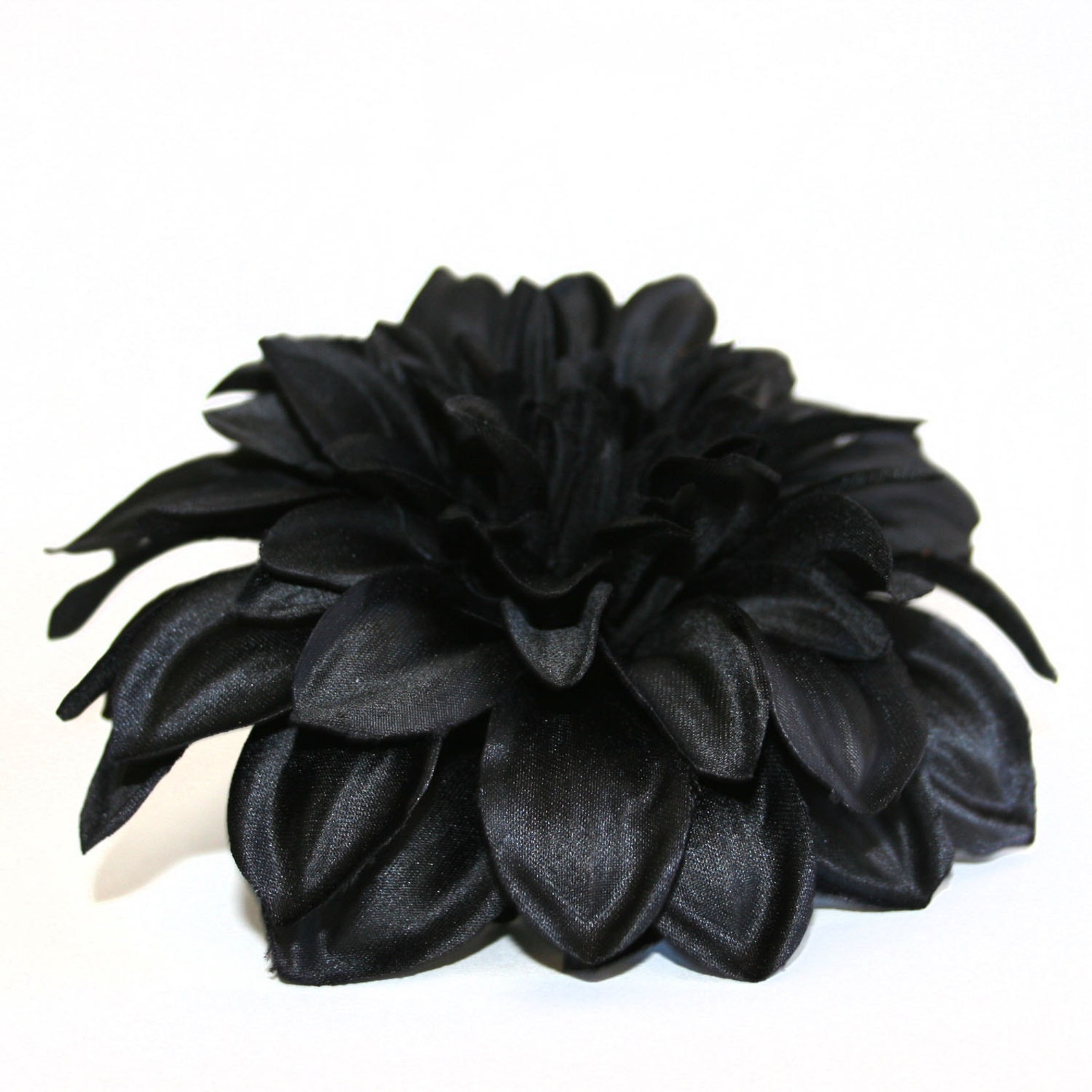 Black Magic Silk Dahlia Artificial Flower Silk Flower Etsy