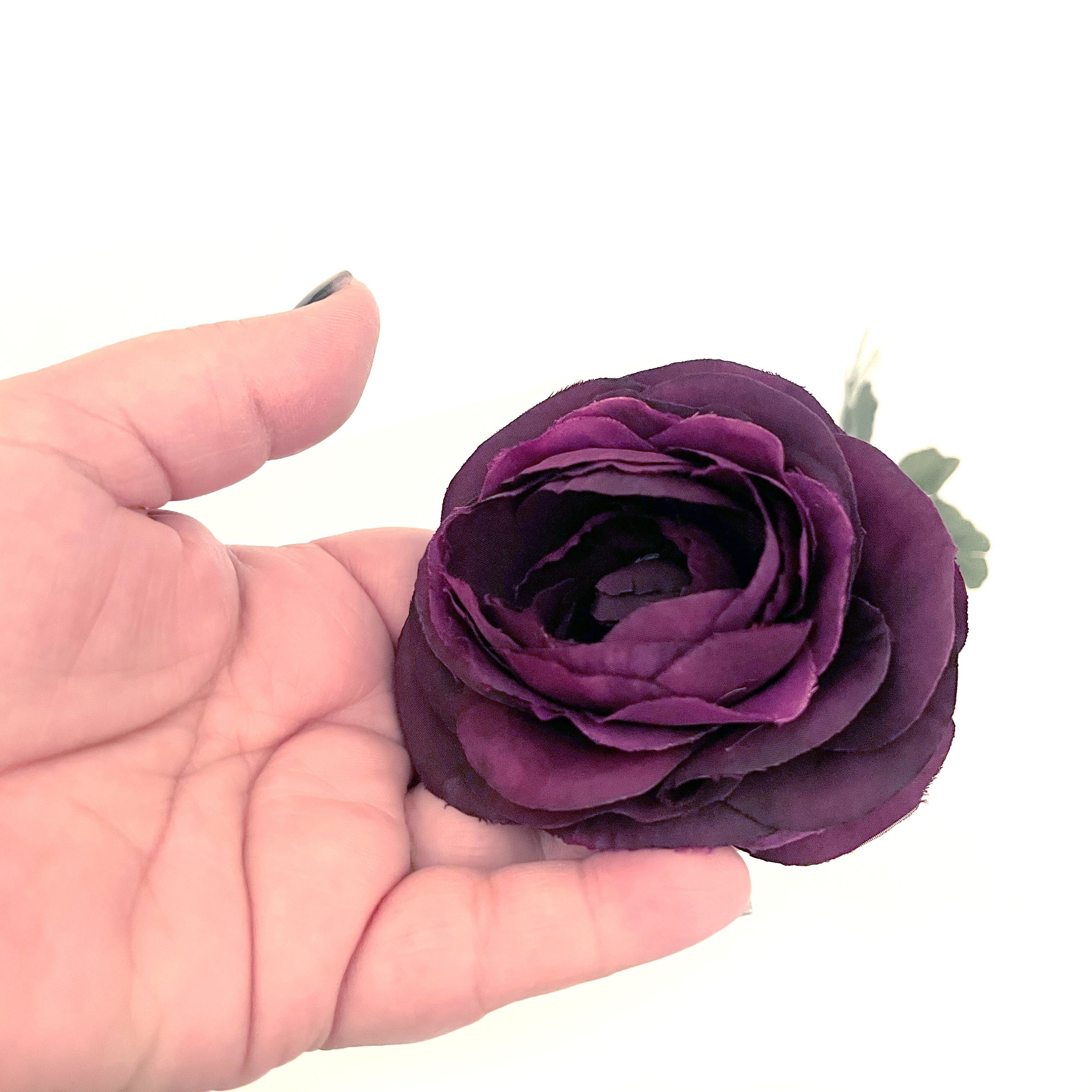 Plum Rannuculus Plum Purple Ranunculus - Silk Flower Heads - PRE-ORDER - Etsy