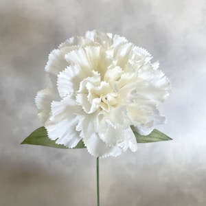 Cream Carnation - Artificial Flower, Silk Flowers