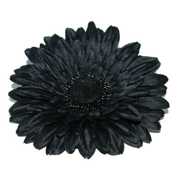 Buy Black Daisy Arificial Flowers Silk Flowers With or Without