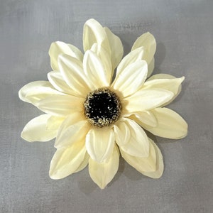 Pale Yellow Sunflower - Artificial Flowers, Silk Flower Heads