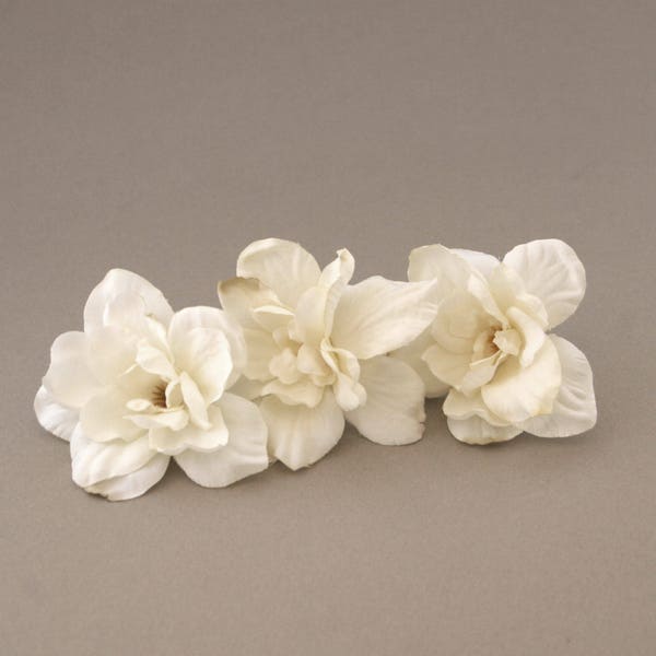 White Silk Flowers Etsy