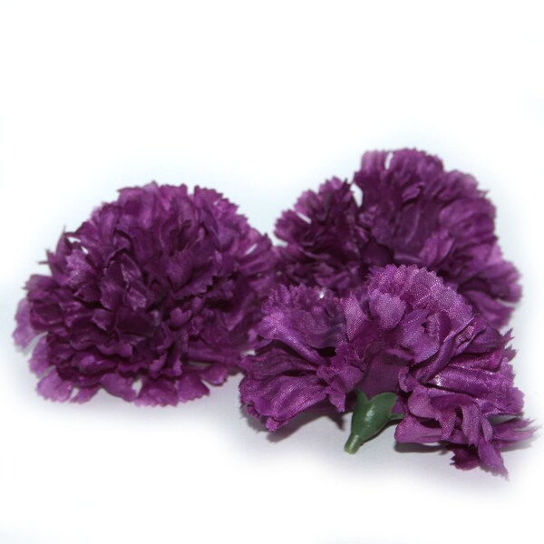 Purple Hair Flower Etsy