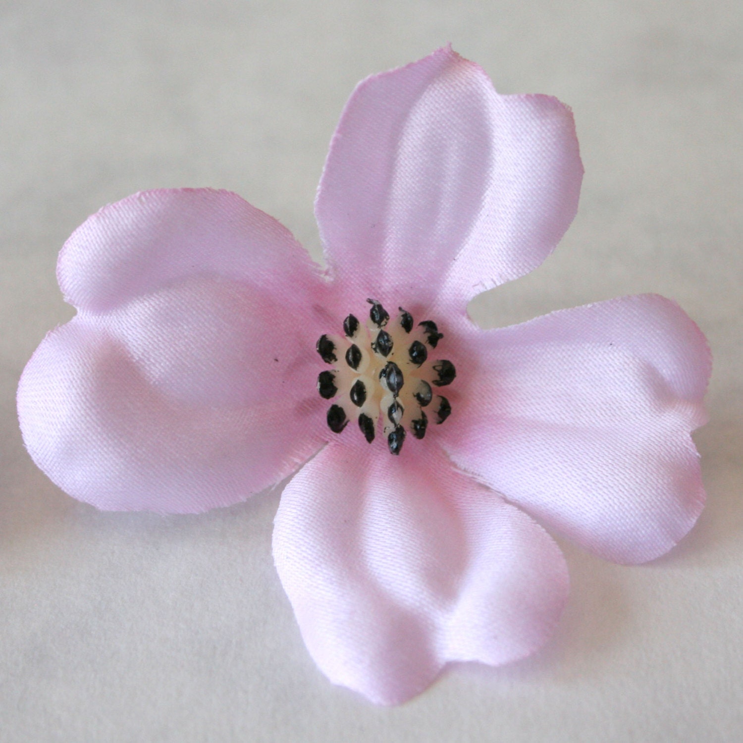 3 Small Dogwood Blossoms in Blush Pink Artificial Flowers Etsy