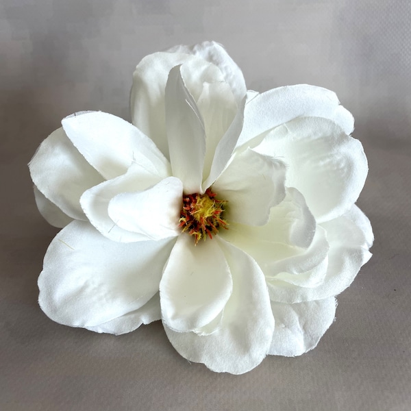 White Magnolia - Artificial Flower, Silk Flower Head - Stem available- PRE-ORDER *read full listing*