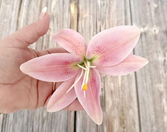 Pink Casablanca Lily - Easter Flowers - With or Without Long Stem - Etsy  Norway