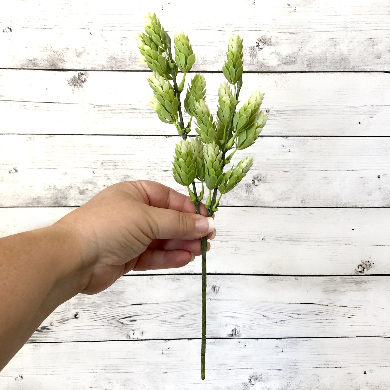 Light Sage Green Floral Pick Artificial Floral Etsy