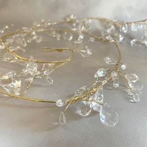 Gold Faceted Crystal Berry Garland Wedding Floral, Holiday Floral - Etsy