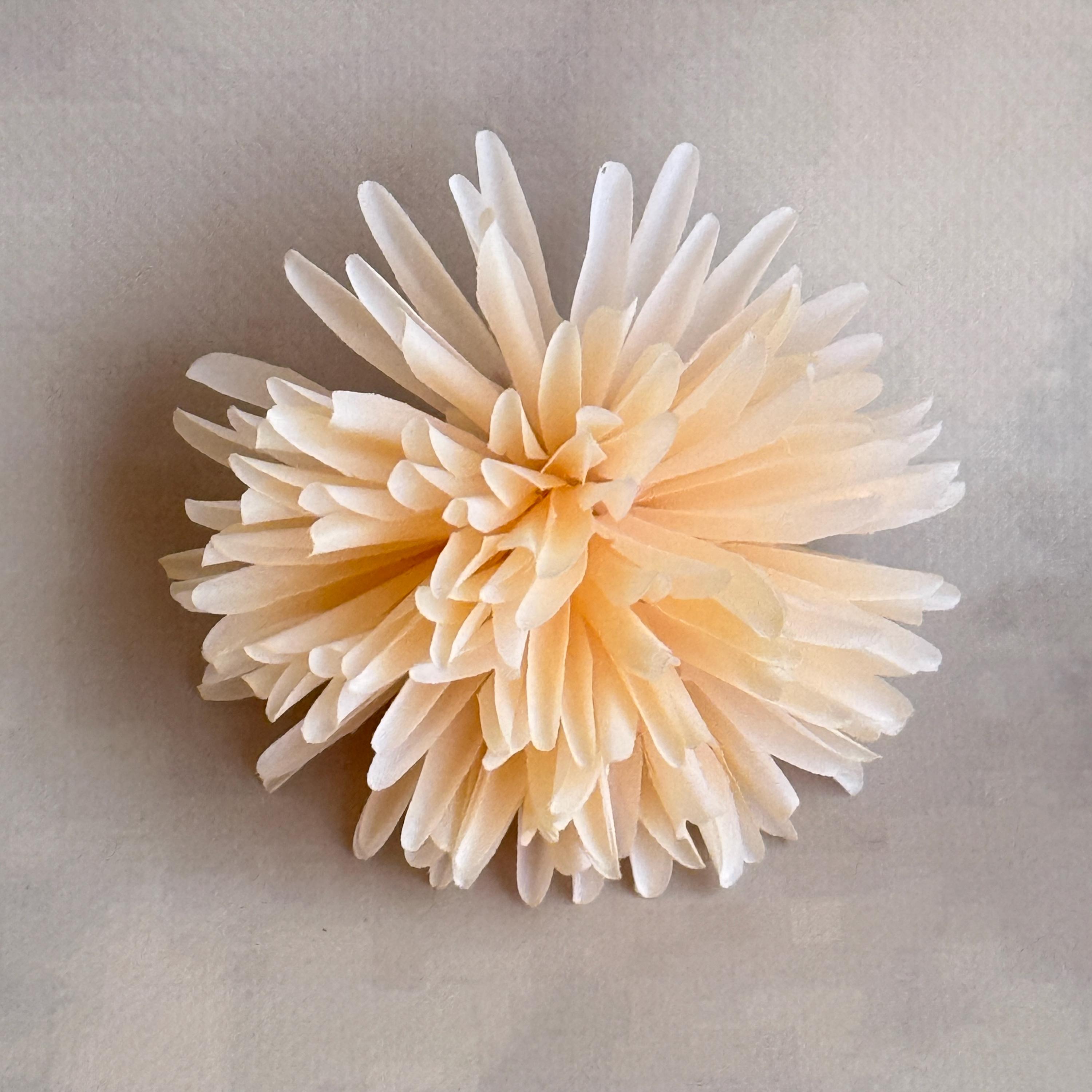 Light Peach Spider Mum - Artificial Flower Head - Etsy