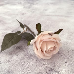 Blush Pink Rose Pick - Artificial Flowers, Silk Roses