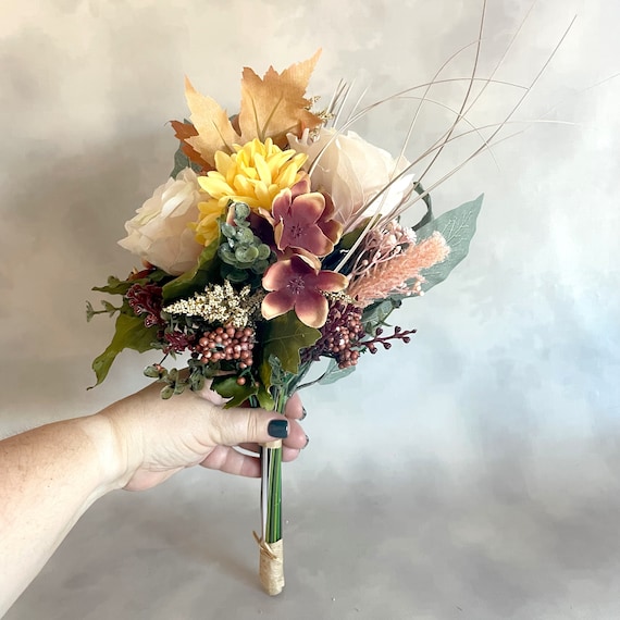 15x Künstliche Ahornblätter Herbstdeko - 40cm Kunstblumen Für Drinnen & Draußen