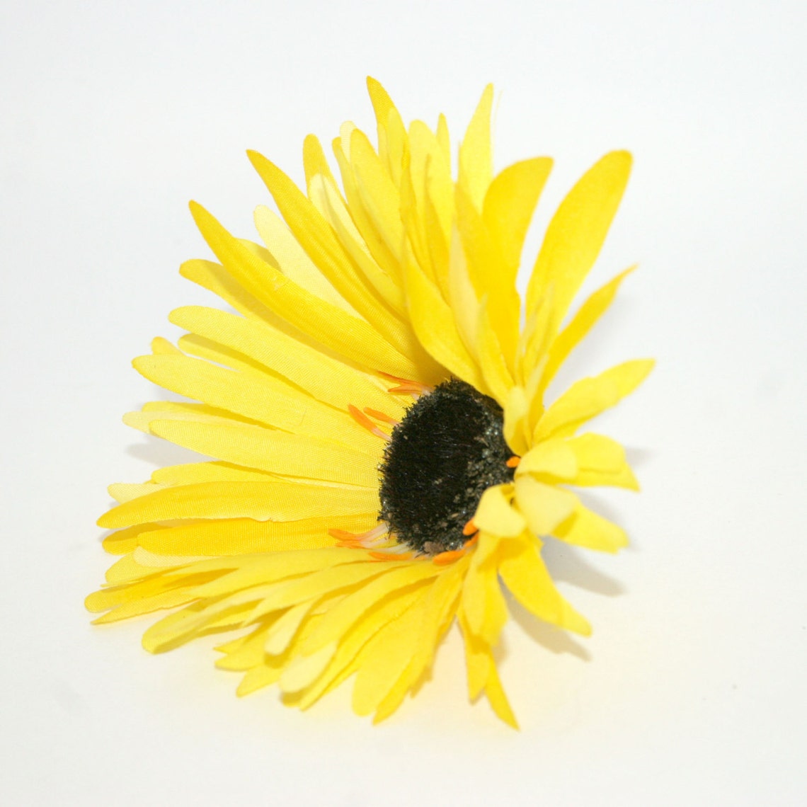 Bright Yellow Wild Gerbera Daisy Artificial Flowers Silk Etsy