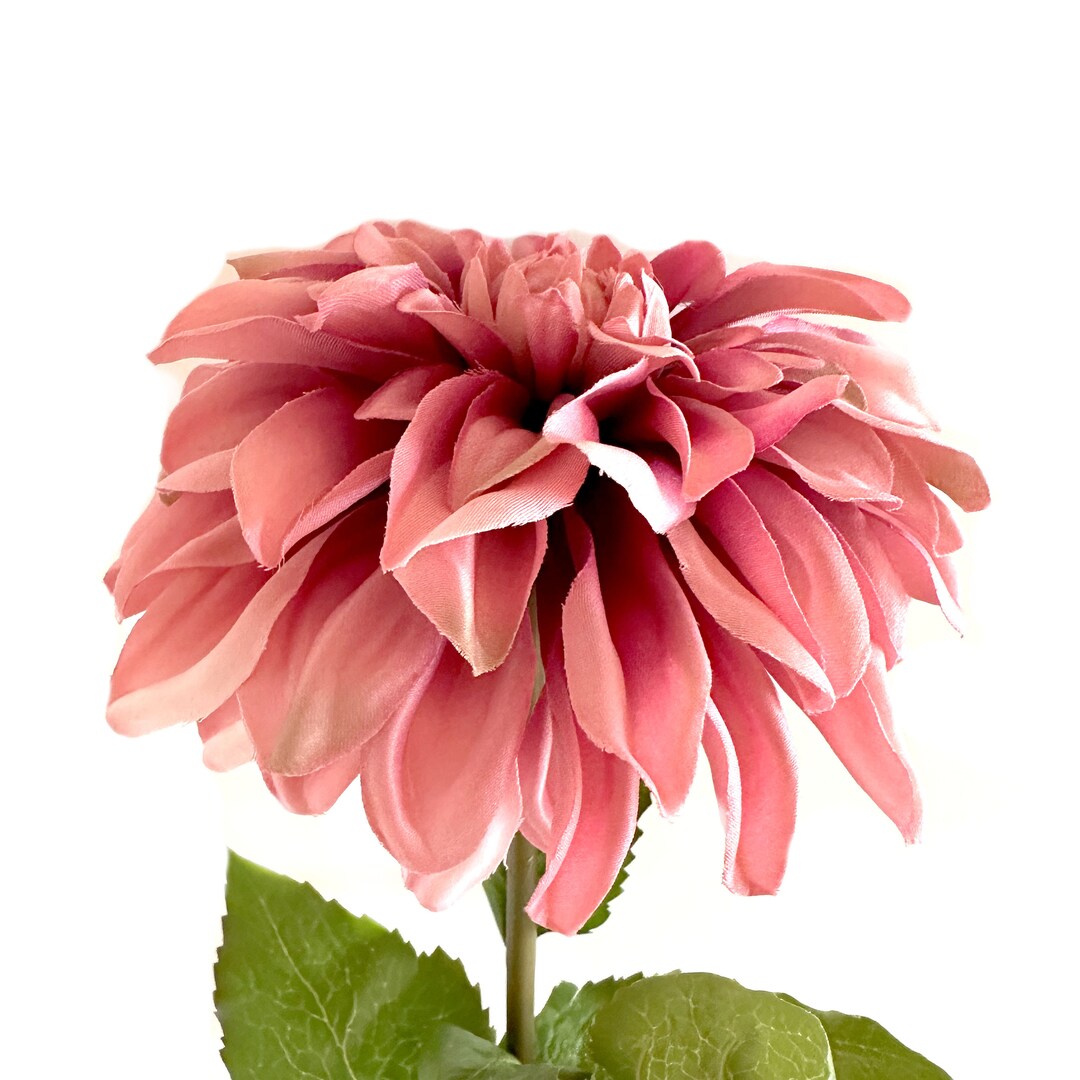 Two Tone Pink Dinner Plate Dahlia - Artificial Flower, Silk Flower ...