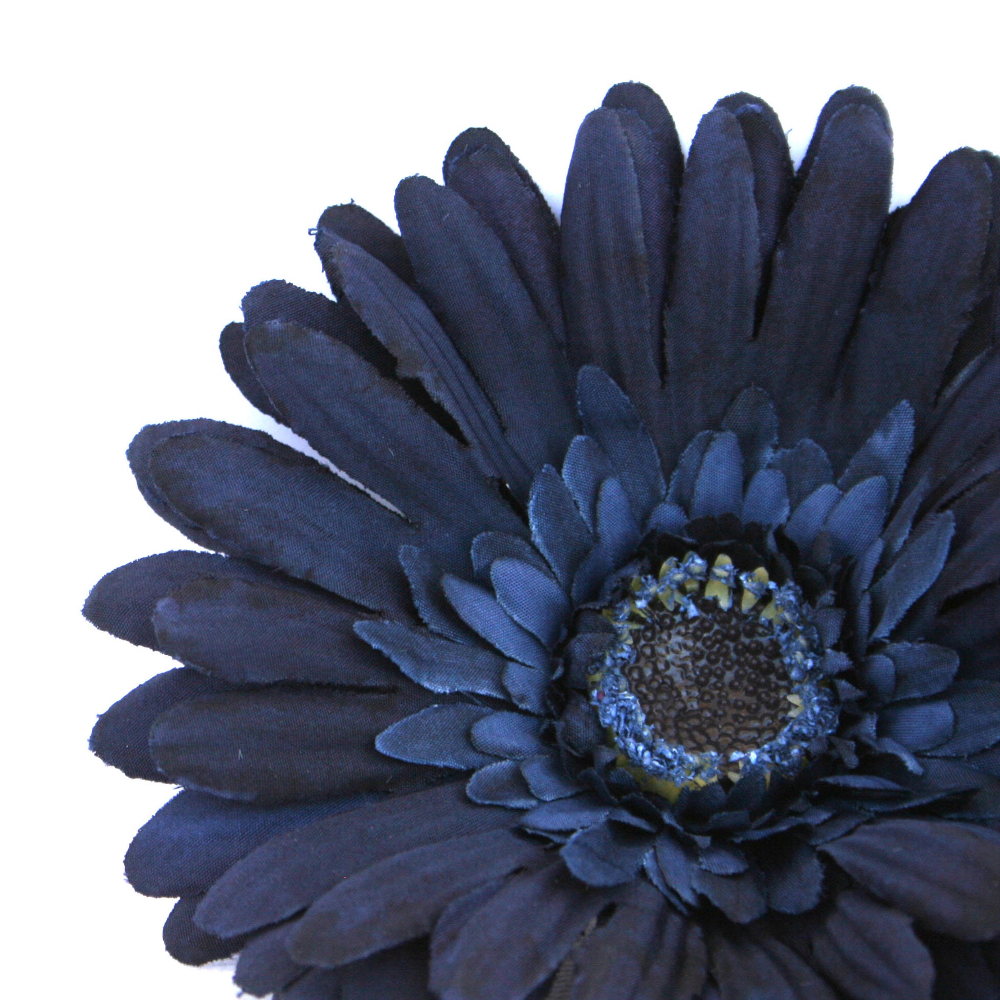 Navy Blue Artistry Daisy - Artificial Flowers, Silk Flower Heads