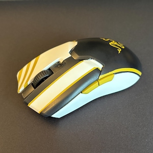 Custom Razer Viper V2 Pro Wireless Gaming Mouse – Black, White & Gold Edition