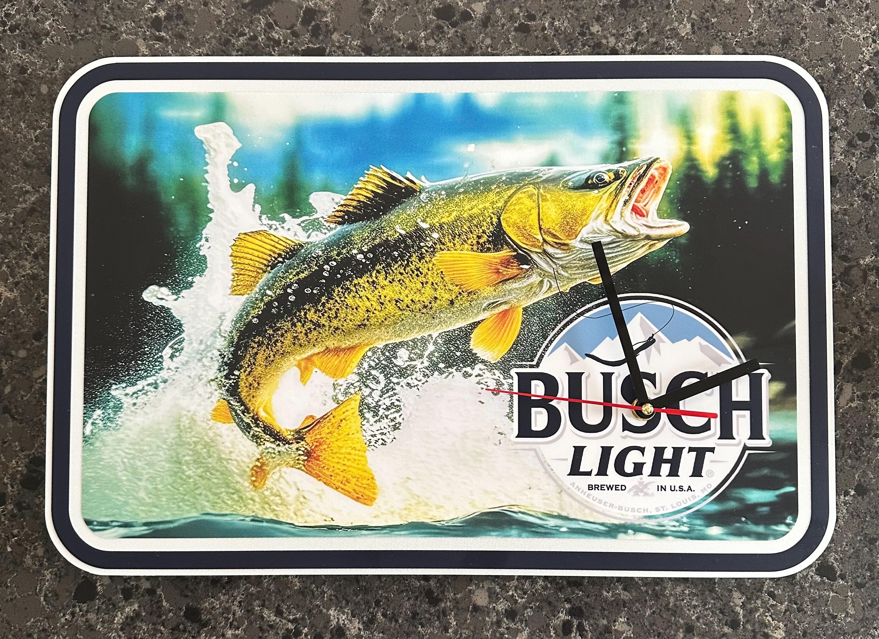 Busch Light Sign Fishing