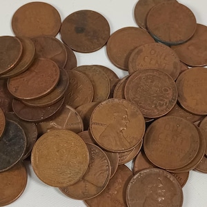 Wheat penny roll 1909-1958-50 pennies per roll