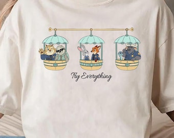 Disney Zootopia Squad Shirt, Judy Hopps Nick Wilde Flash Shirts, Animal Kingdom Sweatshirt, Funny Animal Friends Group, Family Trip Gift Tee