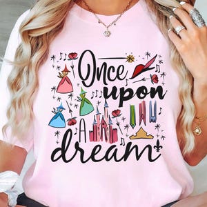 Disney Sleeping Beauty Princess Aurora T-shirt, Once Upon A Dream Shirts, Birthday Gift Tee, Disneyworld Shirt, Disneyland Family Trip Shirt