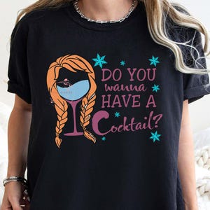 Disney Anna Princess Frozen Let It Snow T-shirt, Disney Princess Shirts, Disneyworld Shirt, Disneyland Family Trip Shirt, Birthday Gift Tee