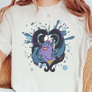 Disney Villains Ursula Little Mermaid T-shirt, Ariel Princess Villains Shirts, Disneyworld Shirt, Disneyland Family Trip, Birthday Gift Tee