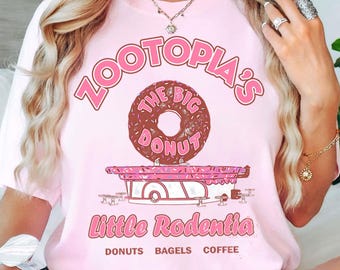 Disney Zootopia'S The Big Donut T-shirt, Little Rodentia Zootopia Shirts, Disneyworld Shirt, Disneyland Family Trip Shirt, Birthday Gift Tee