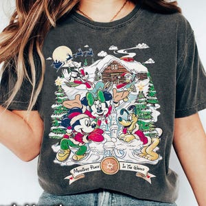 Disney Mickey And Friends Christmas T-shirt, Mickey Friends Christmas Shirts, Disneyworld Shirt, Disneyland Family Trip Shirt, Birthday Gift