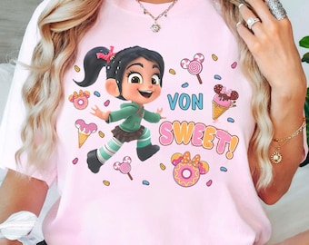Princess Vanellope Von Schweetz Candy T-shirt, Disney Wreck It Ralph Shirts, Disneyworld Shirt, Disneyland Family Trip Shirt, Birthday Gift