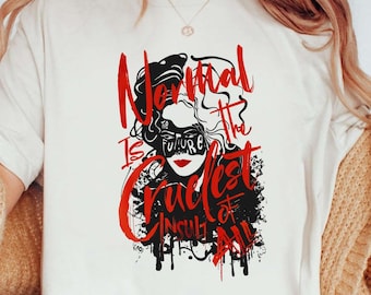 Disney 101 Dalmatiner Schurken T-Shirt, Disney Cruella The Future Shirts, Geburtstagsgeschenk Tee, Disneyworld Shirt, Disneyland Familien Reise Shirt