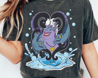 Disney Villains Ursula Little Mermaid T-shirt, Disney Witch Ursula Shirts, Disneyworld Shirt, Disneyland Family Trip Shirt, Birthday Gift