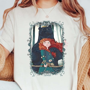 Retro Disney Princess Merida Brave T-shirt, Vintage Merida Princess Shirts, Disneyworld Shirt, Disneyland Family Trip Shirt, Birthday Gift