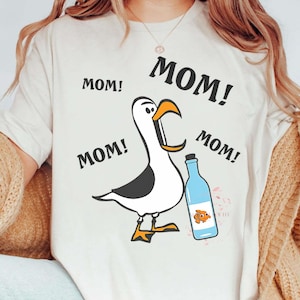 Funny Mom Mom Seagull T-shirt, Disney Finding Nemo Shirts, Mother&#39;s Day Gift, Disneyworld Shirt, Disneyland Family Trip Shirt, Birthday Gift