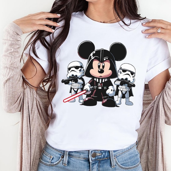 Disney Star Wars Mickey T-shirt, Mickey Darth Vader Lightsaber