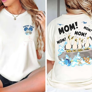 Disney Seagull Finding Nemo And Friends T-shirt, Mom And Dad Shirts, Disneyworld Shirt, Disneyland Family Trip Shirt, Birthday Gift Tee
