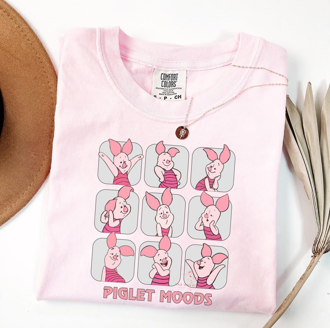 Comfort Color Disney Piglet Moods T-shirt, Winnie the Pooh Piglet ...
