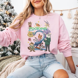 Zootopia 2 Filmen Squad T-shirt, Nick Wilde Judy Hopps T-shirt, Disney familjesemester presenttröja, Disneyland Animal Kingdom T-shirt bild 7