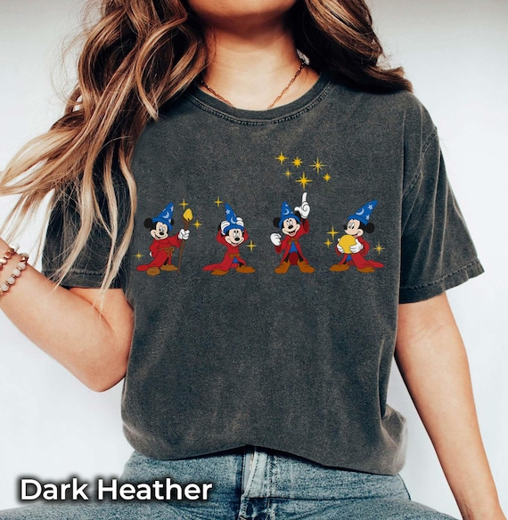 Disney Fantasia Sorcerer Shirt, Mickey Magic Shirts, Wizard Mickey Sweatshirt, Cute Magic Kingdom, Disneyland Family Vacation Trip Gift Tee