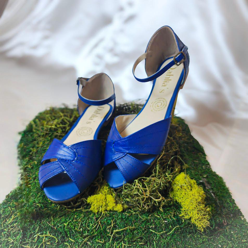 royal blue dress sandals Flat Sandal Peep Toe / Open size-chart Why Are We So SIZE:38