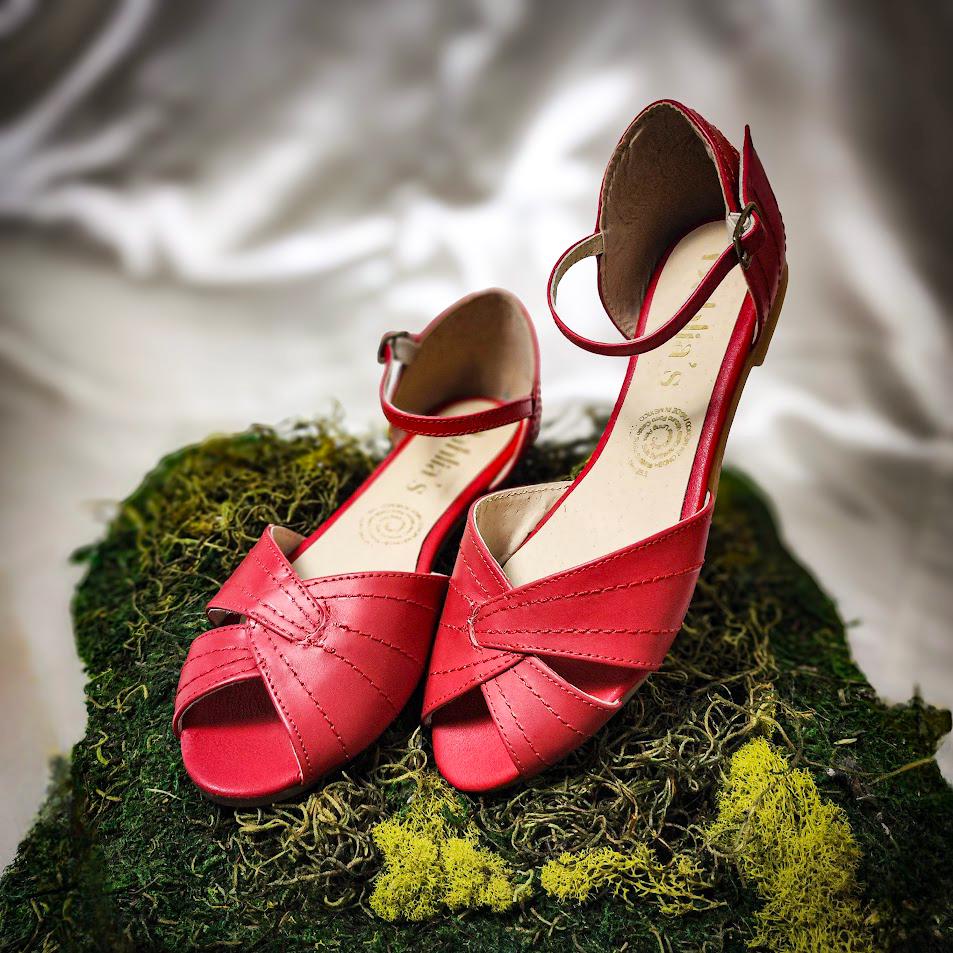 AMERI Vintage アメリ WIDE NET FLAT SANDALS bata-daisy-1920s-embroidered-