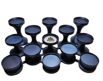 Custom 3D Printed Tiered Display Stand for Warhammer (32mm Bases) | Modular Miniature Riser | 15-Figure Capacity | Space Marines, AoS, 40K