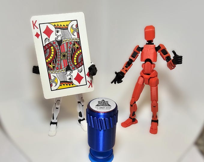 3D Printed Card Picker-Upper | Dexterity Aid for MTG, TCG