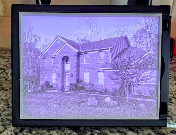 The Form of Home, Transformed by Light. Your Custom Lithophane