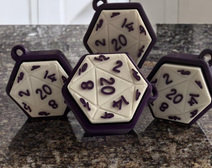 One-click 20 sided dice