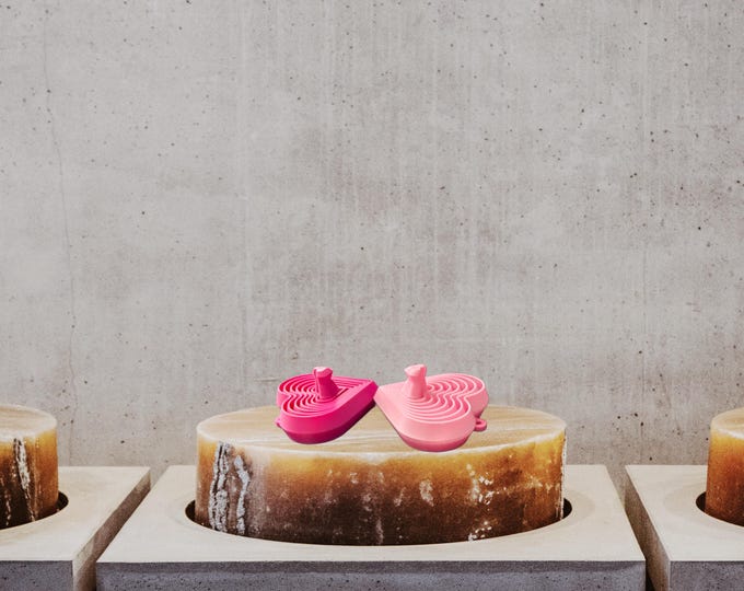 Swishy layered Hearts - keychain option available