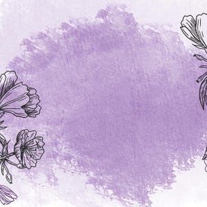 Blumen Postkarte für Kunstliebhaber (Digitale Datei)