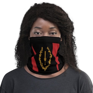 Black American Heritage Flag Neck Gaiter